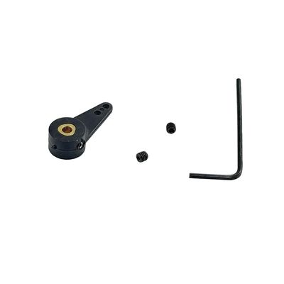 1PC RC Boat Nylon Rudder Steering Arm with 3mm Shaft Hole Rudder Arm Adapter for RC Ship DIY Model Boat Parts (Single Arm)