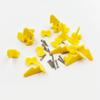 10PCS RC Airplane Control Horn Nylon Pin Horn with Screws for RC Airplane Plane Helicopter DIY Model Toy Fixed Wing Accessories (4 Hole Yellow) view 4