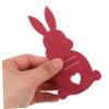 Abaodam 20pcs Bunny Money Holder Rabbit Cash Clip Easter Party Supplies Charming Bunny Design Boys and Girls Surprise view 4