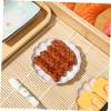 Veemoon 4 Pcs Mini Fake Steak Props - Realistic Meat Models for Restaurant Displays and Culinary view 4