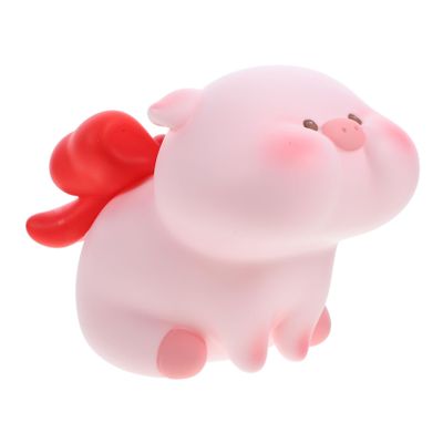 Abaodam Cute Pig Money Bank Large Small Vinyl Saving Box for Boys and Girls Teach Financial Habits for Birthdays Christmas Easy to Clean Decorative Bank