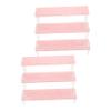 Cabilock 2pcs Acrylic Handicraft Storage Shelf Multi-layer Display Rack for Figurines and Collectibles Modern Design Tiered Stand Water Wave Pattern view 1