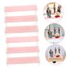 Cabilock 2pcs Acrylic Handicraft Storage Shelf Multi-layer Display Rack for Figurines and Collectibles Modern Design Tiered Stand Water Wave Pattern view 4