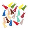 BESTonZON 20pcs Charming Easter Bunny Money Holder for Boys and Girls Vibrant Rabbit Cash Holder Ornaments for Easter Decorations and Table Adornments view 1