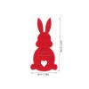 BESTonZON 20pcs Charming Easter Bunny Money Holder for Boys and Girls Vibrant Rabbit Cash Holder Ornaments for Easter Decorations and Table Adornments view 2