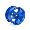 4pcs 42mm 1/10 RC On-Road Drift Racing Car Metal Rim Hubs Compatible with M03 M04 M05 M06 M07 MB-01 XM-01 Upgrade Parts(Red) view 3