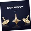 Kisangel Wear-Resistant Copper Gyro Toy for Boy Girl Fun Decompression for All Ages Birthdays and Holidays Unique Visual Effects and Hand-Eye Coordination Development view 4