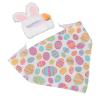 Dpofirs Easter Bunny Goose Outfit, Lawn Goose Clothing with Bunny Hat Egg Collar, 23 Inch Porch Goose Clothe view 4