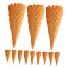 Cabilock 16pcs Lifelike Ice Cream Cone Models Realistic Fake Dessert Props for Pretend Play Dollhouse Decoration and Creative Learning Activities view 1