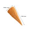 Cabilock 16pcs Lifelike Ice Cream Cone Models Realistic Fake Dessert Props for Pretend Play Dollhouse Decoration and Creative Learning Activities view 2