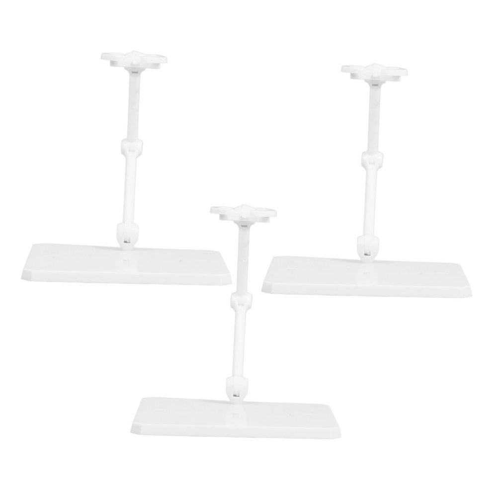ABOOFAN 3pcs Doll Model Stand Action Figure Display Stands Adjustable Height Desk Top Figure Holder for Showcase