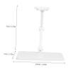 ABOOFAN 3pcs Doll Model Stand Action Figure Display Stands Adjustable Height Desk Top Figure Holder for Showcase view 2
