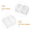 HANABASS 2pcs Chips Storage Case Acrylic Chip Box Poker Organizer Digital Tray for Home and view 3