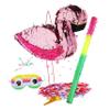 Abaodam 1set Flamingo Blindfold and Stick for Birthday Parties Fill Candy and Surprises Party Decoration for Boys and Girls Celebrations view 1