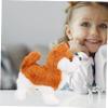BRIGHTFUFU Electronic Interactive Plush Dog Remote Control Walking Barking for Birthday Present for Deep Batteries Not Included view 3