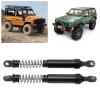 RC Car 4pcs 100mm Metal Shocks Absorbers Upgrade Parts for SCX10, with Internal Spring, Constructed from Aluminum (Black) view 2