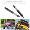 RC Car 4pcs 100mm Metal Shocks Absorbers Upgrade Parts for SCX10, with Internal Spring, Constructed from Aluminum (Black) view 4