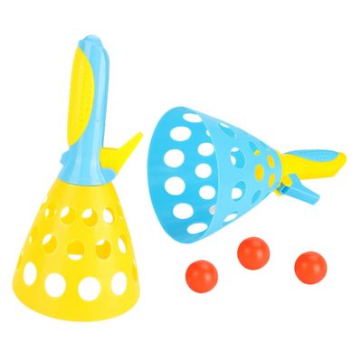 KONTONTY Boys and Girls Click Catch Balls Toy Abs Material Toss and Catch Game Flyball Toy for Toddlers Outdoor