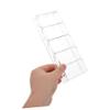 ifundom Acrylic Poker Chip Holder Rack 100 Capacity 2pcs Poker Chip Storage Case Lid for Family Gatherings view 4