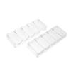 UPKOCH Acrylic Poker Chip Trays Set of 2 100 Capacity Poker Chip Holders for Home Parties Card Players view 1