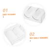 ibasenice Poker Chip Tray 100 Chip Storage Case Acrylic Holder Display for Easy Viewing for Poker Games view 3