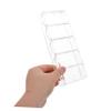 ibasenice Poker Chip Tray 100 Chip Storage Case Acrylic Holder Display for Easy Viewing for Poker Games view 4