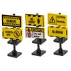 BESTonZON 6pcs Miniature Traffic Warning Signs for Boy Girl Educational Playset for Creative Traffic Scenarios and Learning Models view 1