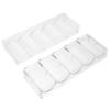 TOYANDONA 2pcs Clear Acrylic Poker Chip Trays Capacity Transparent Storage Organizer for and Parties Stylish Minimalist Design for Easy Access and Counting view 1