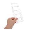 TOYANDONA 2pcs Clear Acrylic Poker Chip Trays Capacity Transparent Storage Organizer for and Parties Stylish Minimalist Design for Easy Access and Counting view 4