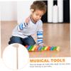 DIYEAH 5pcs Mini Wooden Hammers Small Toy Mallets for Boys and Girls for Pounding Building Blocks and Hand Training Activities Safe and Lightweight Design view 2