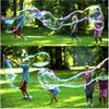 BUBBLETHING Giant Bubbles Wand | Our Original Big Bubbles Wand Improved | Bubbles 30-Feet Long and More | Includes Bubbles Mix to Make 3.0 Gallons Bubble Solution | Easy Safe Outdoor Family Fun view 3