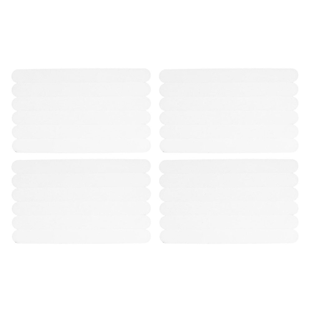 24 Pieces of Bathtub Security Stickers, Selfadhesive Steps for Bathtubs, Showers, Stairs and Floors