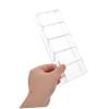 MUSISALY Chip Organizer Box Set of 2 Acrylic Poker Chip Holders Storage for Gaming view 4