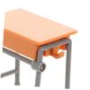 Abaodam 4sets Miniature School Desk Chair Realistic Dollhouse Classroom Furniture for Mini School Room Decor Model Chairs for Home Office Display view 3