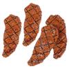 Toddmomy 4pcs Realistic Fake Steak Models: Mini Fake Cooked Roast Beef Meat Model Decor for Home Kitchen for Cooking Play and Photography Props view 1