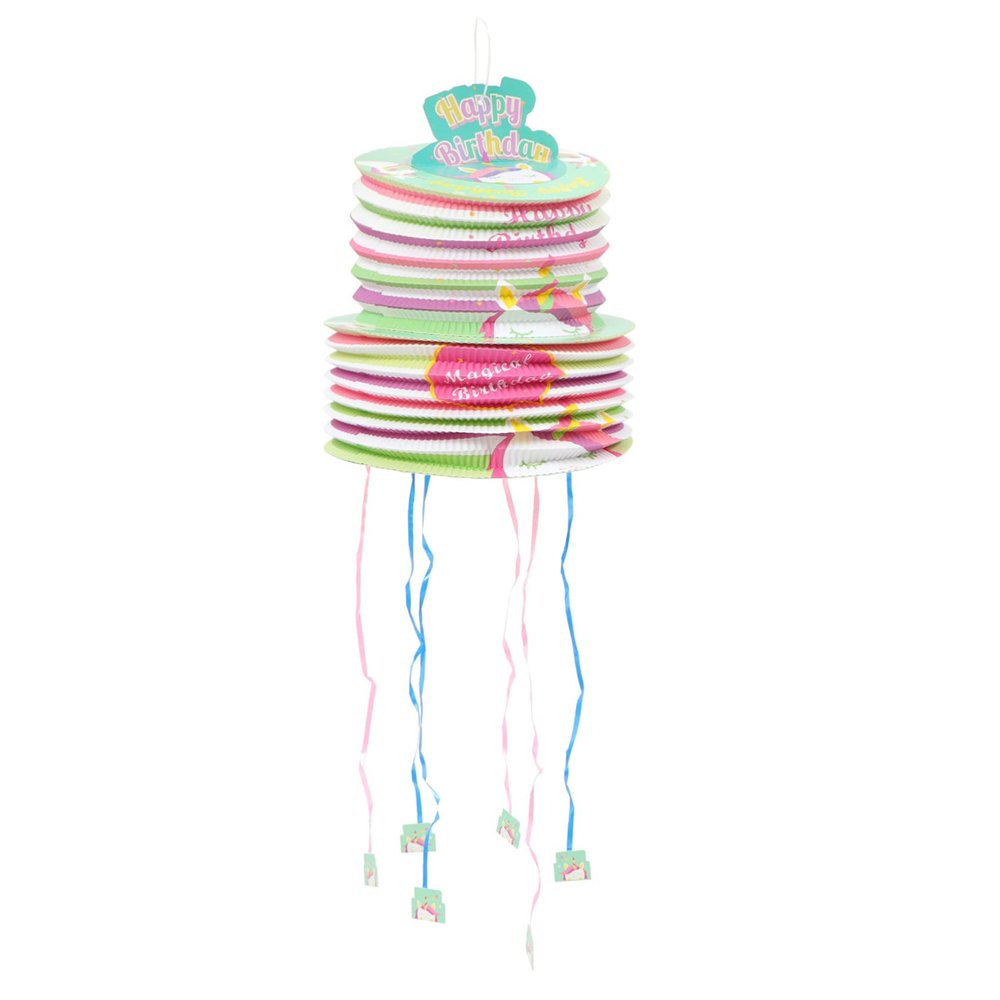 Abaodam Playful Unicorn Pinata Sugar Filled Party Favor Birthday Festival Decorations Safe Material