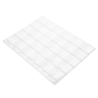 ARTIBETTER 10 Sheet Coin Collection Page Pockets Plastic Coin Holders for Collectors