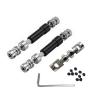 RC Upgrade Accessories for MN 128 86 86S 86K 86KS for G500 3pcs Metal Drive Shaft CVD Driveshaft for 1/12 RC Car Upgrade Parts Accessories(Black) view 1
