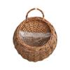 Bloepum Hand Made Flower Planter Wall Hanging Wicker Rattam Basket Garden Vine Pot Plants Holder Garden Pots Wall Planter C view 1