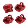 RC Car DIY Parts for Arrma 1/7 1/8 4pcs Metal Shock Cap Protector Shock Absorber Protection Cover Ar330492 RC Car Upgrade Parts Accessories(Red) view 2