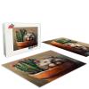Flowerpot Hedgehog Adult Jigsaw Puzzle, Cactus Friend, Animal Unique Charm, Animal Jigsaw 120 Pieces view 3