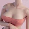 1/6 Scale Female Chest Replacement Part Prop for 12-inches Action Figure Body, 1/6 Scale Female Action Figure Large Bust Decor Accessory (Light Suntan - E Cup) view 1