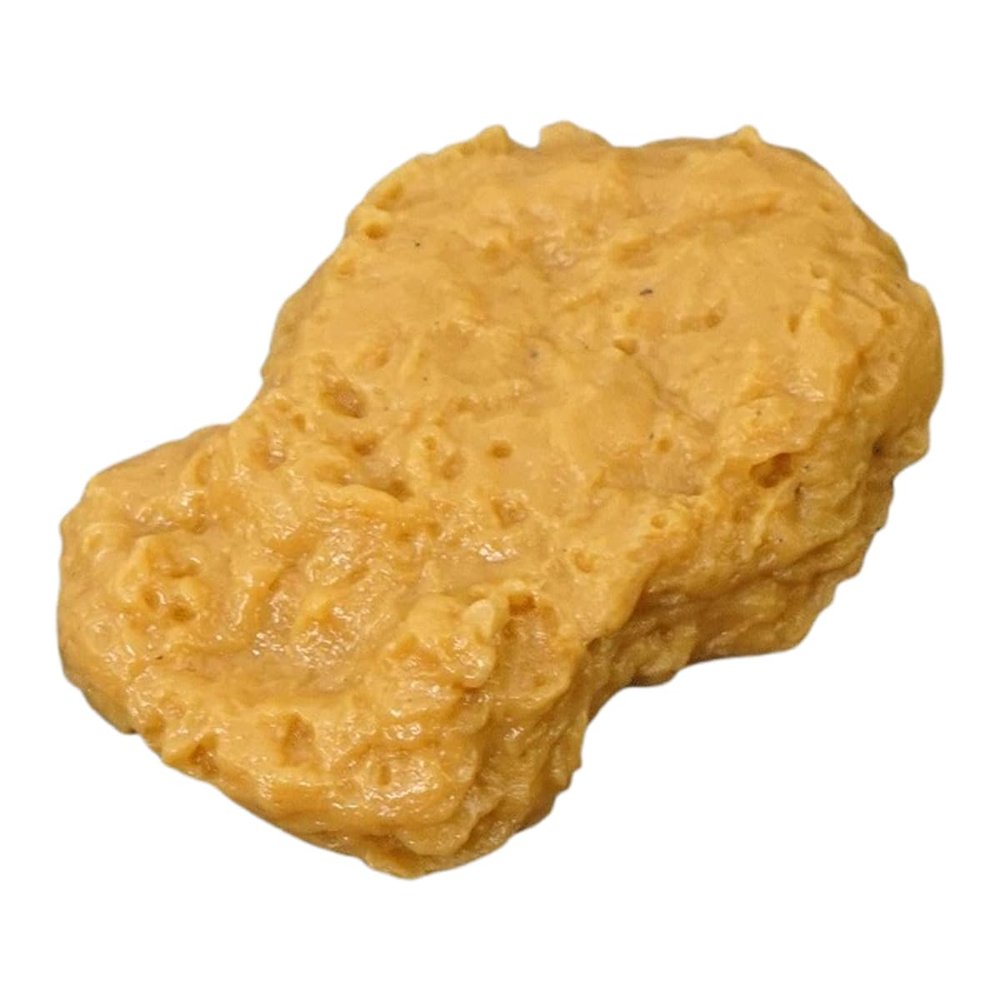 LKXHarleya Simulated Fried Chicken Nuggets, 2.24"x1.49" Lifelike Imitation Food Model for Kitchen Home Party Decoration Display Photography Props
