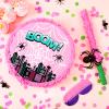 4 Pcs Pink Spider Piata Birthday Decorations Set 12.6'' Ghost Piata Set with Batting Stick Eye Mask Blindfold and Confetti for Birthday Decorations Props view 2