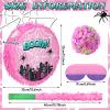 4 Pcs Pink Spider Piata Birthday Decorations Set 12.6'' Ghost Piata Set with Batting Stick Eye Mask Blindfold and Confetti for Birthday Decorations Props view 3