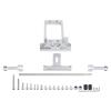 BOQEXSS for Vanquish for Wraith Axle RR10 SMT10 1/10 BTA Servo Mount with Full Hydraulic Steering Cylinder Kit RC Crawler Roll Cage DIY RC Car Parts(Silver) view 1