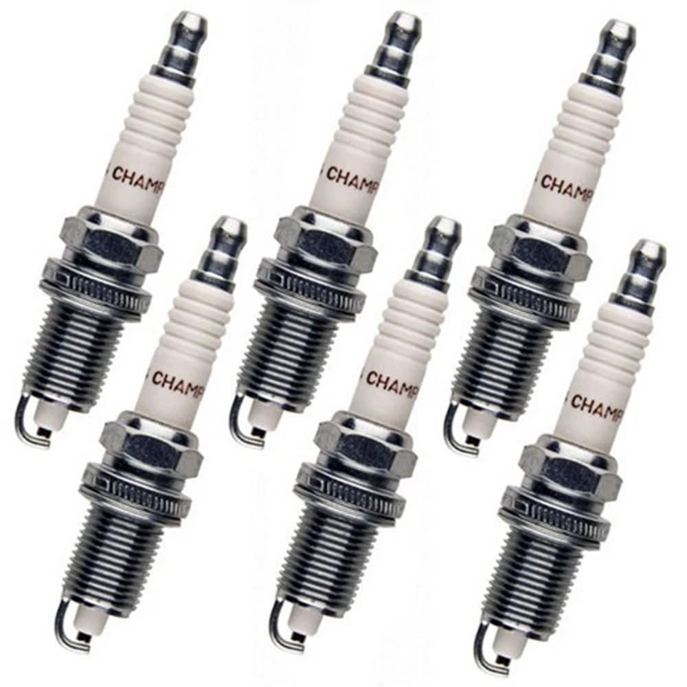 YOKAMU 6 Pack Replacement RC12LC4 Spark Plug for Champion Models (14mm Thread x 19mm Reach)