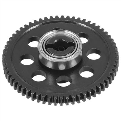RC Spare Part Compatible with Traxxas for LaTrax for Teton 1/18 RC Car Upgrade Parts Accessories Metal 60T Main Gear Reduction Gear 7640