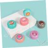 Toddmomy 2pcs Cartoon Animal Wooden Yo-yo Toys for Boys and Girls Snail Fox Patterns for Developing Recognition and Wrist Strength Portable Yoyo Balls for Boy Girl view 2