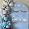 Capiont Chugga Chugga Two Two Decal -Train Theme Birthday Party Decorations Sticker, 2nd Train Birthday Decorations for Boys,Balloon Arch Decor view 2